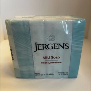 4 pack Jergens Mild Bar Soap NWT